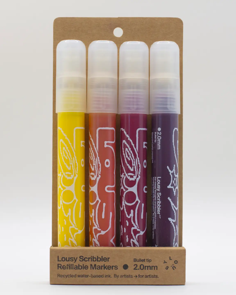 Lousy - Scribbler 4 Pack - WARM — 2mm Bullet