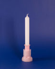 Warren & Laetitia - Double Candle Holder -Tall - Rose