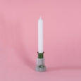 Warren & Laetitia - Double Candle Holder (Tall) - Forest Green