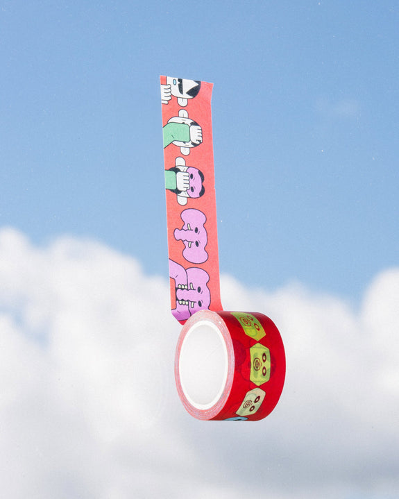 Jumbo Press - Washi Tape - Paul Rhodes (Red)
