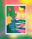 KIBLIND Atelier - The Water Lily Pond (Claude Monet) - María Medem - A3 Poster