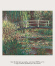 KIBLIND Atelier - The Water Lily Pond (Claude Monet) - María Medem - A3 Poster