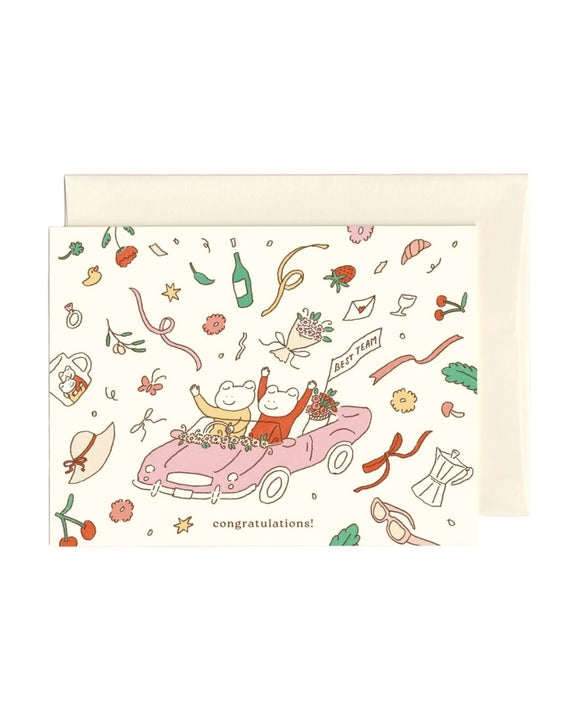 foonie - Wedding Card - Just Married