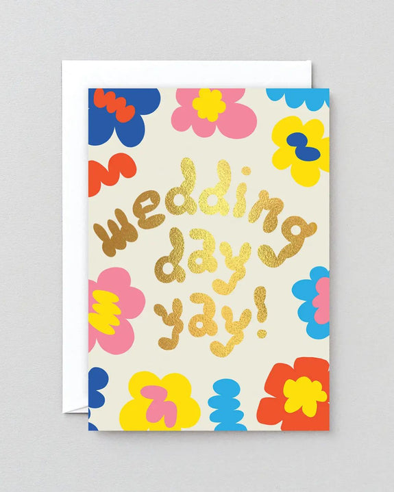 Wrap - Wedding Day Yay Greeting Card