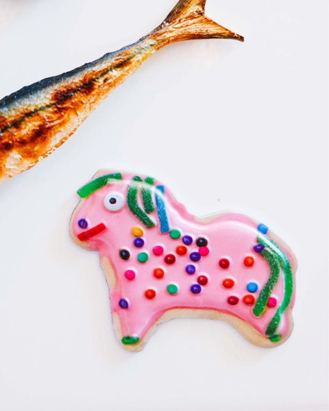 Gentle Thrills - Weird Horse Cookie Magnet