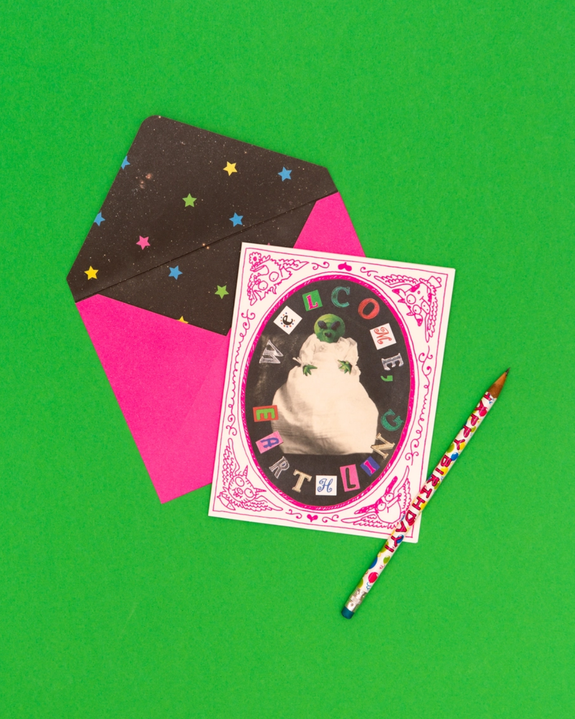 Gentle Thrills - Welcome Earthling Card