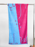 Natali Koromoto - "Wet Dogs" Bath Towel