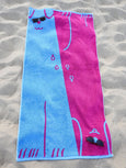 Natali Koromoto - "Wet Dogs" Bath Towel