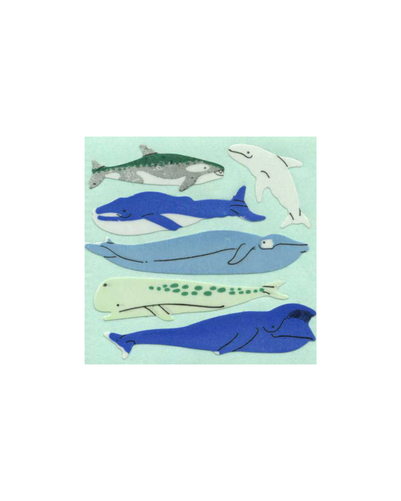 Stickermagic - Tear-off Stickers - Micro Whales