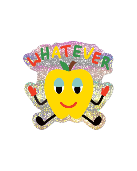 Red Cap Cards - Whatever Apple Sticker