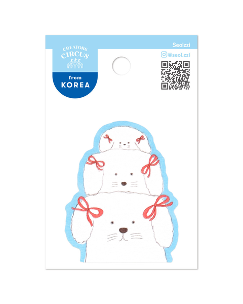 Creators Circus Sticker - Ribbon Puppies