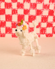 Cat Rabbit - Soft Sculpture - White Poodle