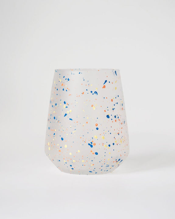 Chips Japan Glass - Splash White Orange