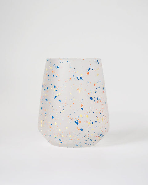 Chips Japan Glass - Splash White Orange