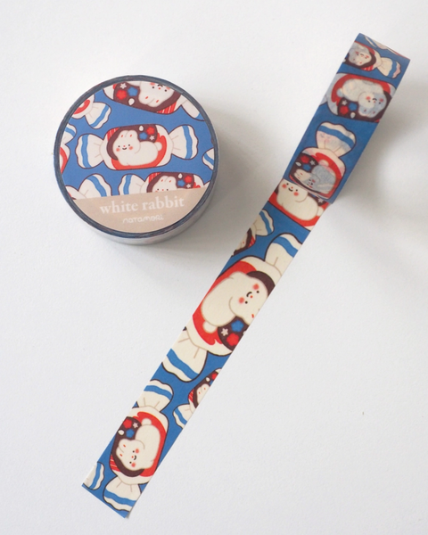 Natamori - White Rabbit - Washi Tape