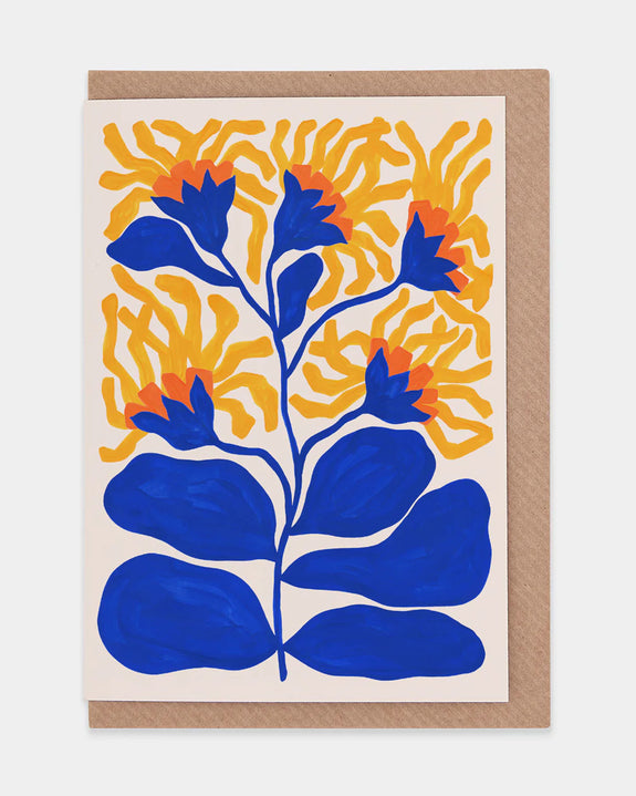 Evermade - Yellow Wildflowers Greetings Card