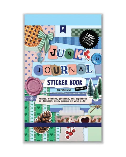 PipSticks - Winter Whimsy Junk Journal Sticker Book