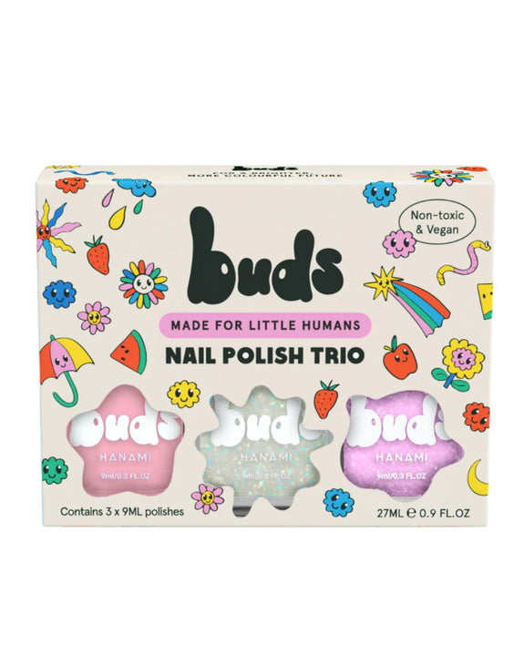 Hanami - Buds Kids Nail Polish Trio Pack - Wish