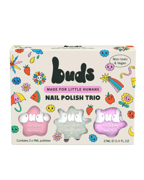 Hanami - Buds Kids Nail Polish Trio Pack - Wish