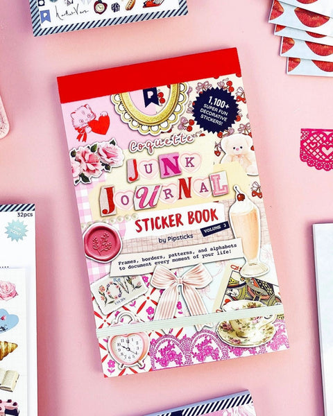 PipSticks - Coquette Junk Journal Sticker Book