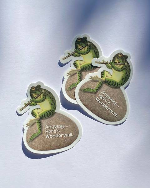 Carla Adams - Wonderwall Vinyl Sticker