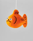 Wrap - Hanging Felt Ornament - Fish