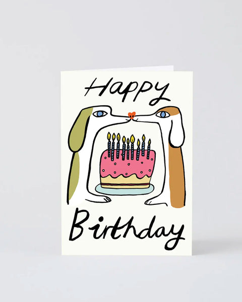 Wrap - Happy Birthday Dogs Greetings Card