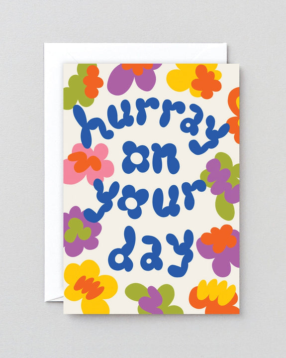 Wrap - Hurray On Your Day Greetings Card