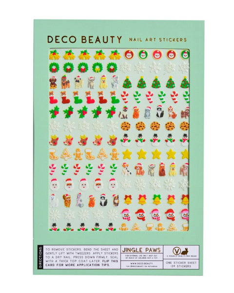 Deco Beauty - Nail Art Stickers - Jingle Paws