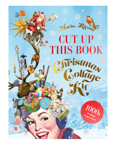 Christmas Collage Kit - Cut Up This Book by Maria Rivans