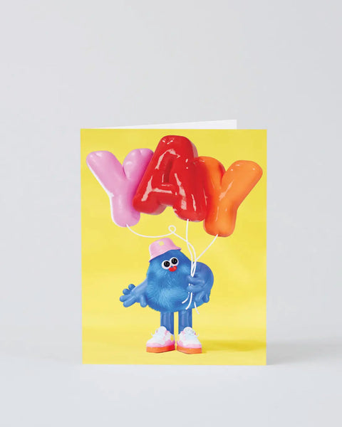 Wrap - Greetings Card - Yay Birthday