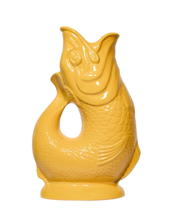 The Original Gluggle Jug - Pitcher Vase - XL - Yellow