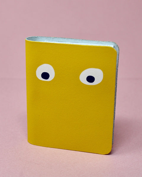 Ark - Googly Eye Mini Notebook - Yellow