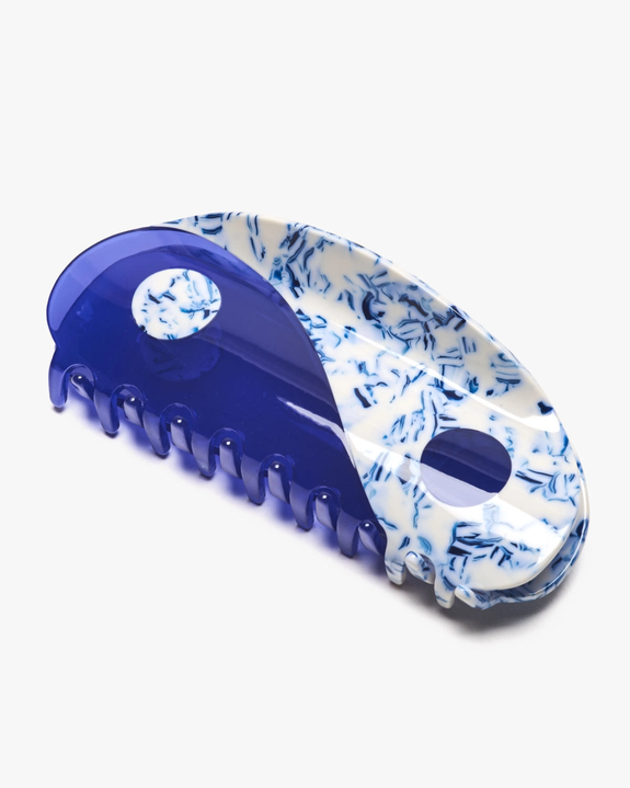 Winona Irene - Hair Claw - Blue Yin-Yang