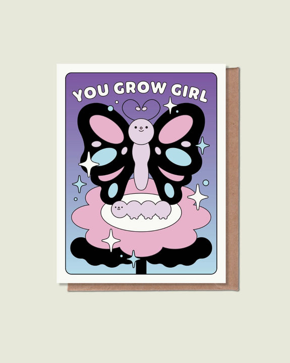 Épée Lapin Studio - You Grow Girl Greeting Card