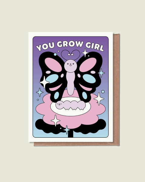Épée Lapin Studio - You Grow Girl Greeting Card