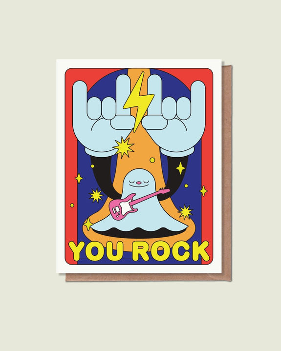 Épée Lapin Studio - You Rock Greeting Card