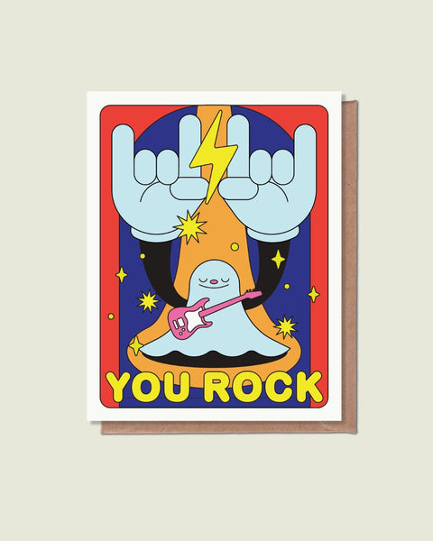 Épée Lapin Studio - You Rock Greeting Card