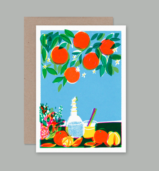AHD Greetings Cards - Still Life with Oranges
