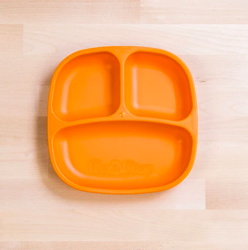 Re-Play - Divided Plate - Orange
