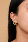 Bianca Mavrick - Chroma Hoop Earrings - Terracotta