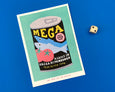 We are out of Office - Riso Print - Can of Mega Sardines