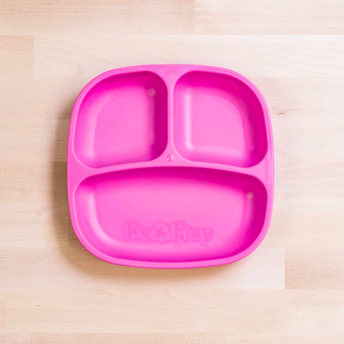 Re-Play - Divided Plate - Bright Pink