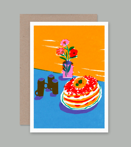 AHD Greetings Cards - Still Life with Cake
