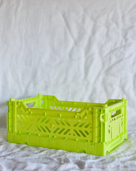 Ay-Kasa - Foldable Crates Mini - Lime Green