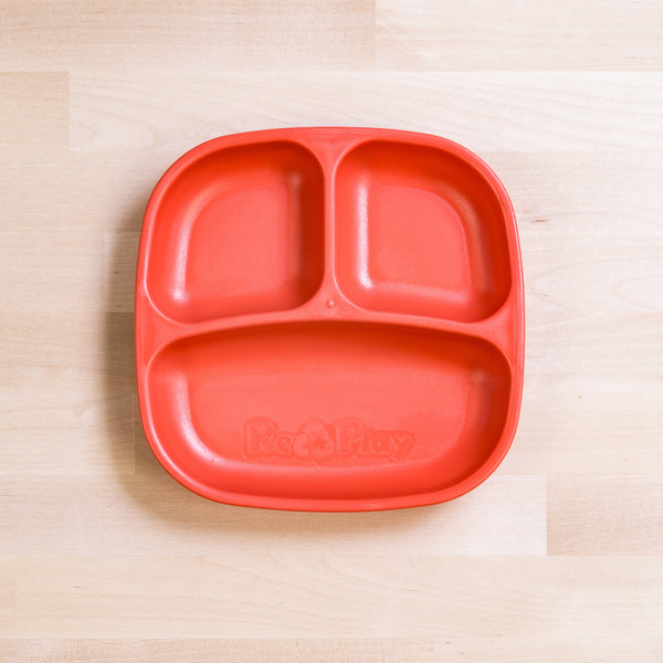 Re-Play - Divided Plate - Red