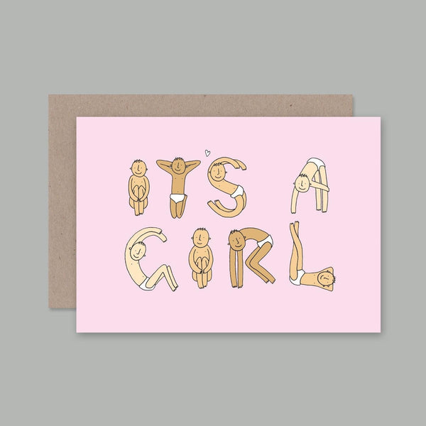 AHD greetings cards - It's a Girl