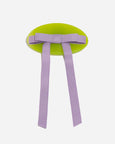 Chunks - Bow Barette Lime / Lavender