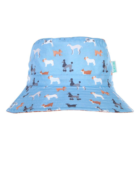 Acorn Kids - Central Park Doggies Wide Brim Bucket Hat