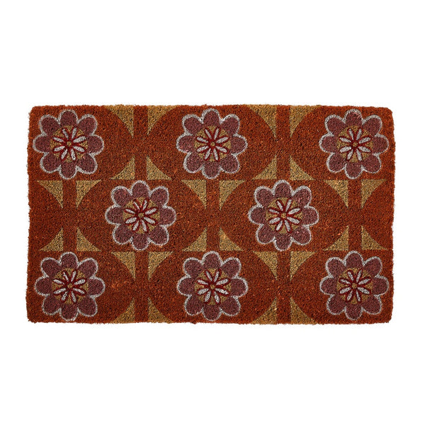 Bonnie and Neil - Bloom Tile Terracotta Door Mat - IN STORE PICK UP ONLY